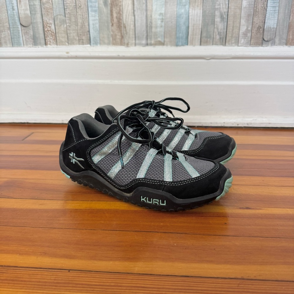 Kuru 7.5 Chicane Mesh Hiking Trail‎ Shoe Sneaker Outdoors Walking Support Black